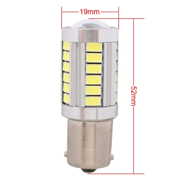 2 PCS 1156 16.5W 990LM 6500K White Light 5630 SMD 33 LED Car Brake / Steering Light Bulb, DC12V - Brake Lights by buy2fix | Online Shopping UK | buy2fix