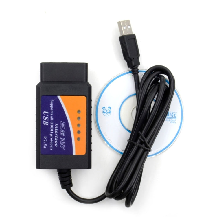 ELM327 Interface USB V1.5 OBDII Auto Diagnostic Scanner Tool - Code Readers & Scan Tools by buy2fix | Online Shopping UK | buy2fix