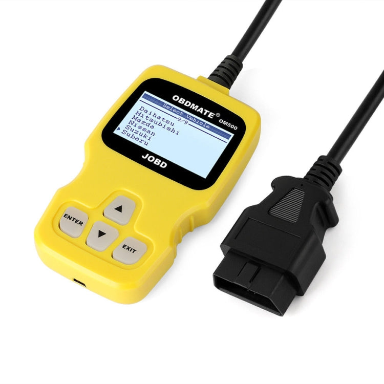 OBDMATE OM500 OBDII / EOBD / JOBD Code Reader(Yellow) - Code Readers & Scan Tools by buy2fix | Online Shopping UK | buy2fix