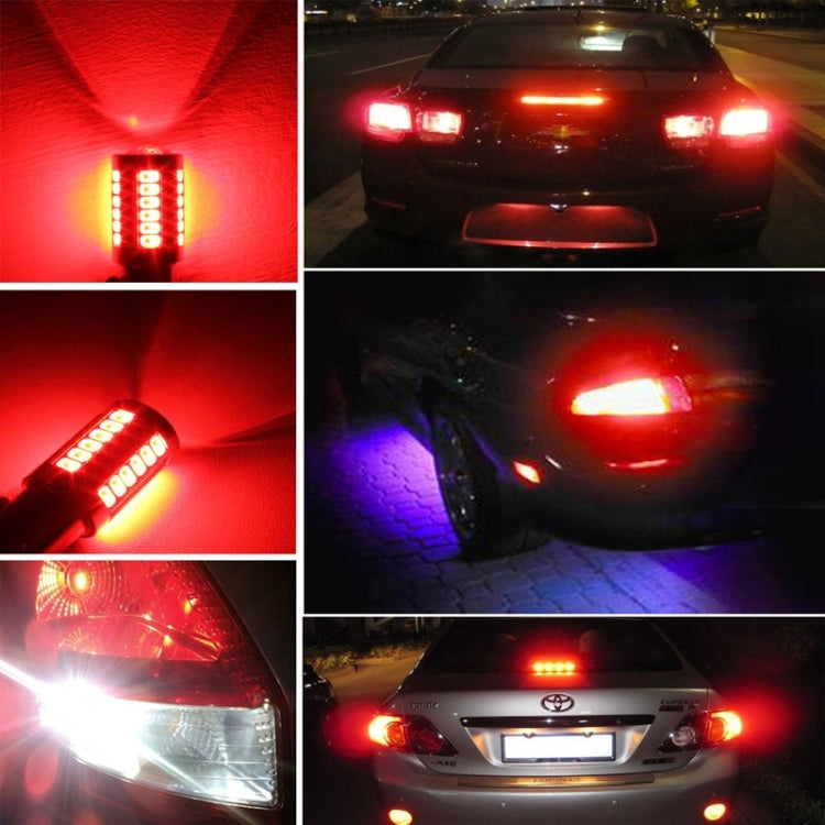 2PCS 1156/BA15S 16.5W 1155LM 630-660nm 33 LED SMD 5630 Red Light Car Brake Light Lamp Bulb for Vehicles , DC12V(Red Light) - Brake Lights by buy2fix | Online Shopping UK | buy2fix