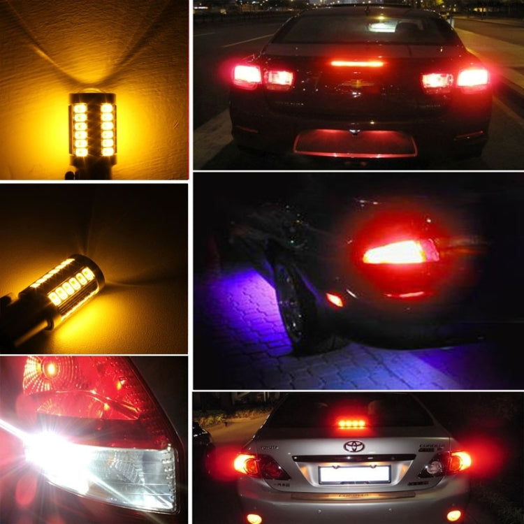 2PCS 1156/BA15S 16.5W 1155LM 630-660nm 33 LED SMD 5630 Red Light Car Brake Light Lamp Bulb for Vehicles , DC12V - Brake Lights by buy2fix | Online Shopping UK | buy2fix