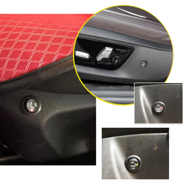 10 PCS Car Seat Cushion Heating Switch, ON-OFF-ON Switch, DC 12V/10A - Car Switches by buy2fix | Online Shopping UK | buy2fix