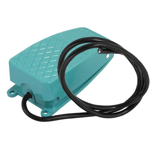 TFS-2 AC 250V 10A Anti-slip Metal Case Foot Control Pedal Switch, Cable Length: 90cm - Door Window Alarm by buy2fix | Online Shopping UK | buy2fix