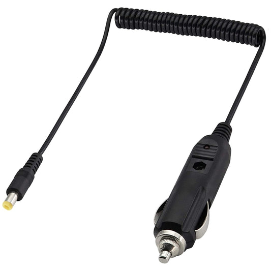 2A Car 4.0 x 1.7mm Power Supply Adapter Plug Coiled Cable Car Charger, Length: 40-140cm by buy2fix