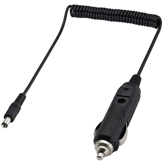 2A 5.5 x 2.1mm DC Power Supply Adapter Plug Coiled Cable Car Charger, Length: 40-140cm - Universal Power Adapter by buy2fix | Online Shopping UK | buy2fix