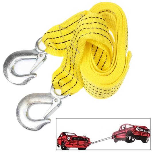 3 Tons Vehicle Towing Cable Rope, Length: 3m(Yellow) - Towing Bars by buy2fix | Online Shopping UK | buy2fix
