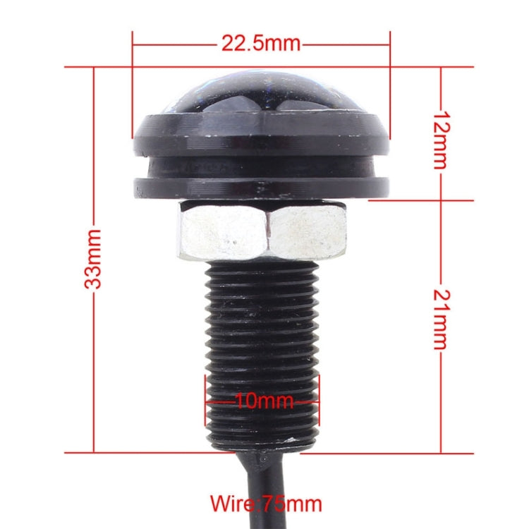2 PCS MZ 22.5mm 1.5W 150LM White Light 3 LED SMD 5630 Spotlight Eagle Eye Light Daytime Running Light for Vehicles - Eagle Eye Lamps by buy2fix | Online Shopping UK | buy2fix
