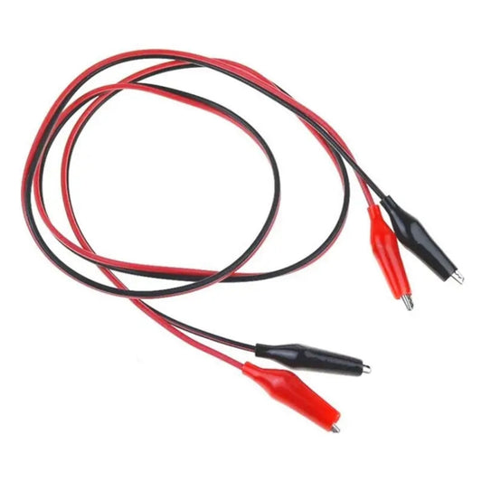 Dual End Alligator Test Lead Probe Clip Cable, Length: 75cm by buy2fix
