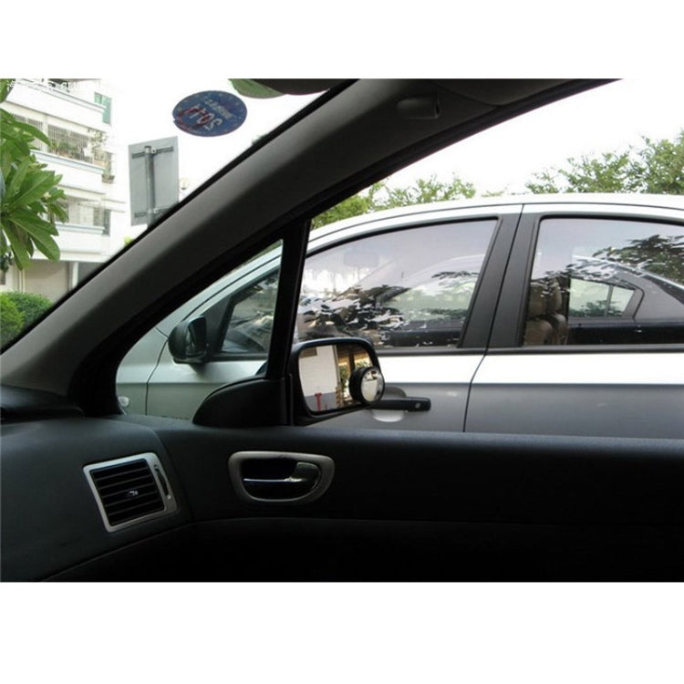 2 PCS 3R11 Car Rear View Mirror Wide Angle Mirror Side Mirror, 360 Degree Rotation Adjustable(Black) - Convex Mirror & Accessories by 3R | Online Shopping UK | buy2fix