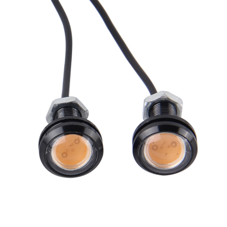 2 PCS 3W Waterproof Eagle Eye light LED Light for Vehicles, Cable Length: 60cm(Pink Light) - Eagle Eye Lamps by buy2fix | Online Shopping UK | buy2fix