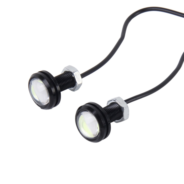 2 PCS 3W Waterproof Eagle Eye light LED Light for Vehicles, Cable Length: 60cm(Ice Blue Light) - Eagle Eye Lamps by buy2fix | Online Shopping UK | buy2fix