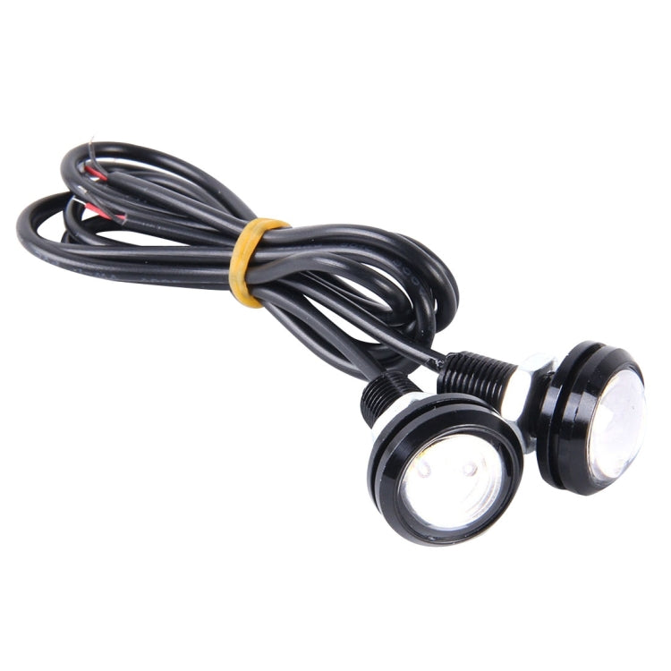2 PCS 2x 3W 120LM Waterproof Eagle Eye light White LED Light for Vehicles, Cable Length: 60cm(Red) - Eagle Eye Lamps by buy2fix | Online Shopping UK | buy2fix