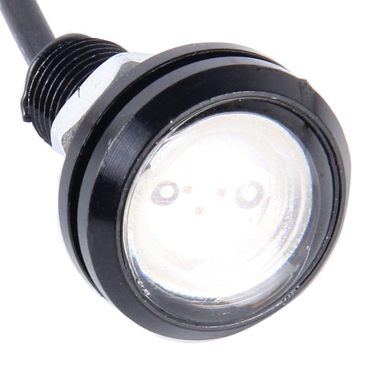2 PCS 2x 3W 120LM Waterproof Eagle Eye light White LED Light for Vehicles, Cable Length: 60cm(Red) - Eagle Eye Lamps by buy2fix | Online Shopping UK | buy2fix