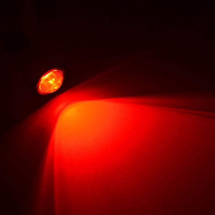 2 PCS 2x 3W 120LM Waterproof Eagle Eye light White LED Light for Vehicles, Cable Length: 60cm(Red) - Eagle Eye Lamps by buy2fix | Online Shopping UK | buy2fix