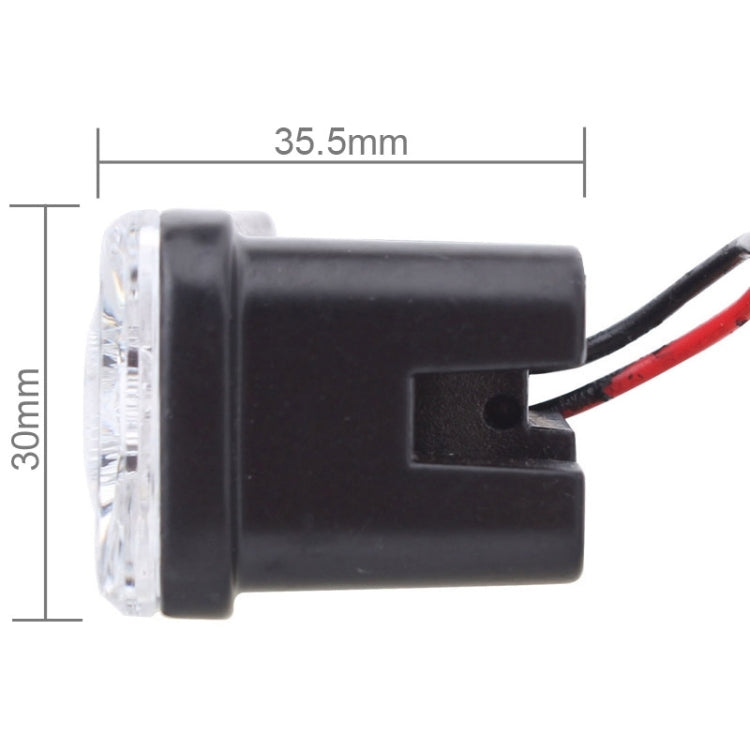 2 PCS MZ 9W 540LM 6500K 3-LED White Light Wired Car Daytime Running Light Fog Lamp, DC12-24V,Light Wire: 15cm - Fog / Driving Lights by buy2fix | Online Shopping UK | buy2fix