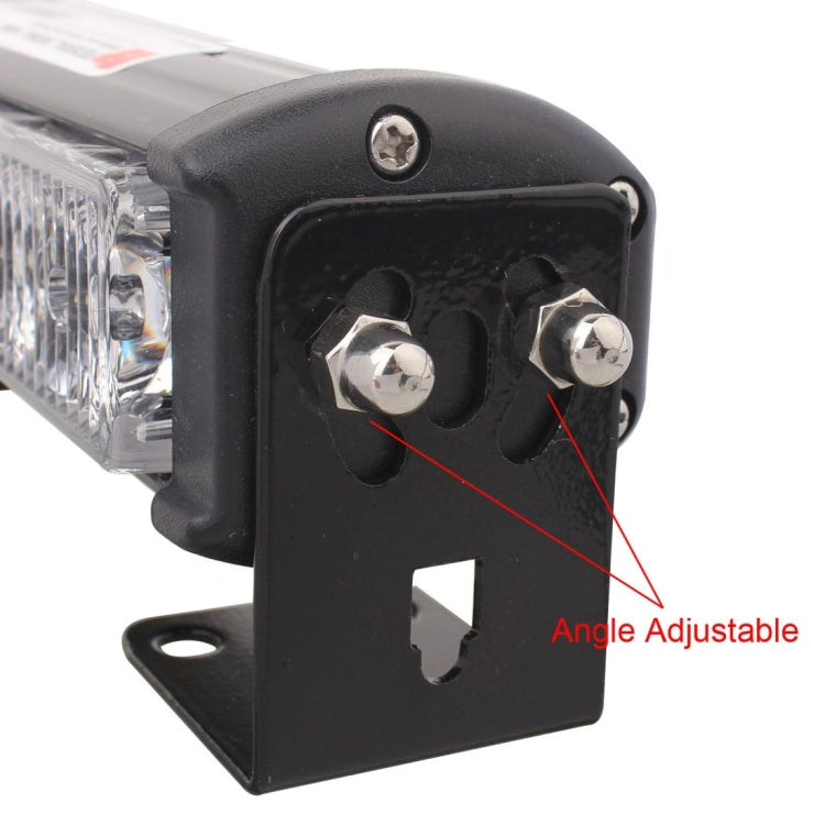 2 PCS 6 inch 6 LED 2 x 18W Car Flash Warning Light Red + Blue Change White Waterproof Emergency Light, DC 12V - In Car by buy2fix | Online Shopping UK | buy2fix