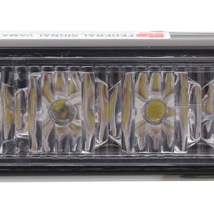 2 PCS 6 inch 6 LED 2 x 18W Car Flash Warning Light Yellow Change White Waterproof Emergency Light, DC 12V - In Car by buy2fix | Online Shopping UK | buy2fix