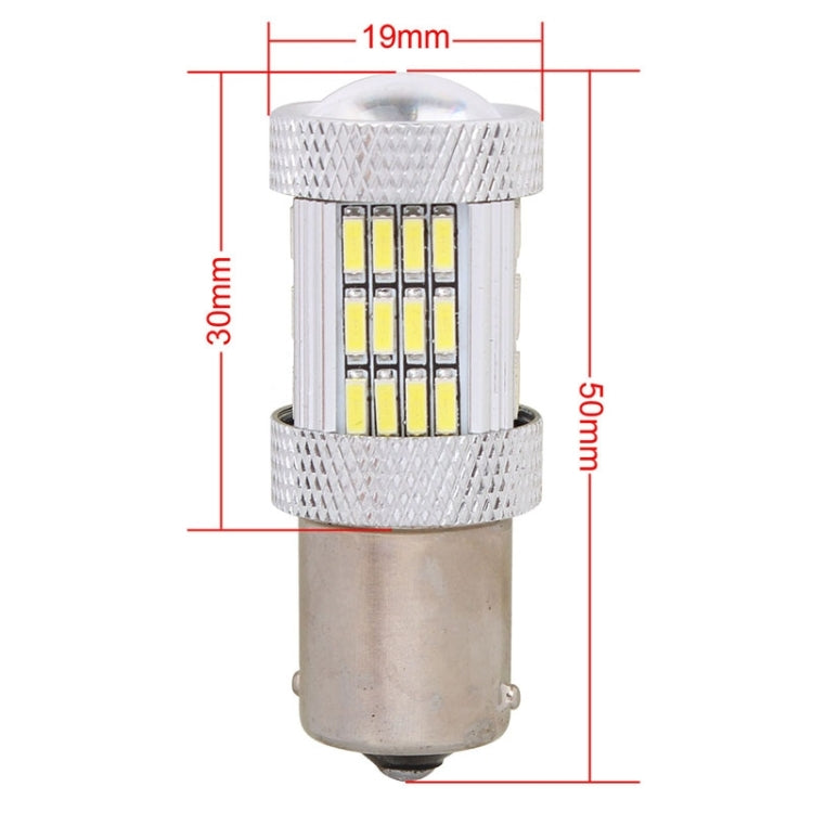 2PCS 1156 10W 540LM White Light 54 LED 4014 SMD Car Brake Light Steering Light Bulb, DC 12V - Brake Lights by buy2fix | Online Shopping UK | buy2fix