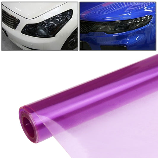 Protective Decoration Car Light Membrane /Lamp Sticker, Size: 100cm(L) x 40cm(W(Purple) by buy2fix