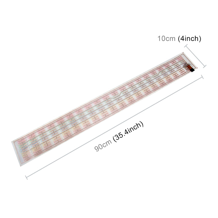 5 Colors Music Active EL Car Sticker Equalizer with Car Charger, Size: 90cm x 10cm - Decorative Lights by buy2fix | Online Shopping UK | buy2fix