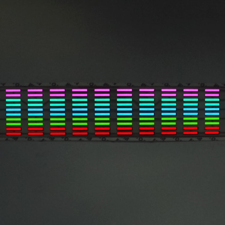 5 Colors Music Active EL Car Sticker Equalizer with Car Charger, Size: 90cm x 10cm - Decorative Lights by buy2fix | Online Shopping UK | buy2fix