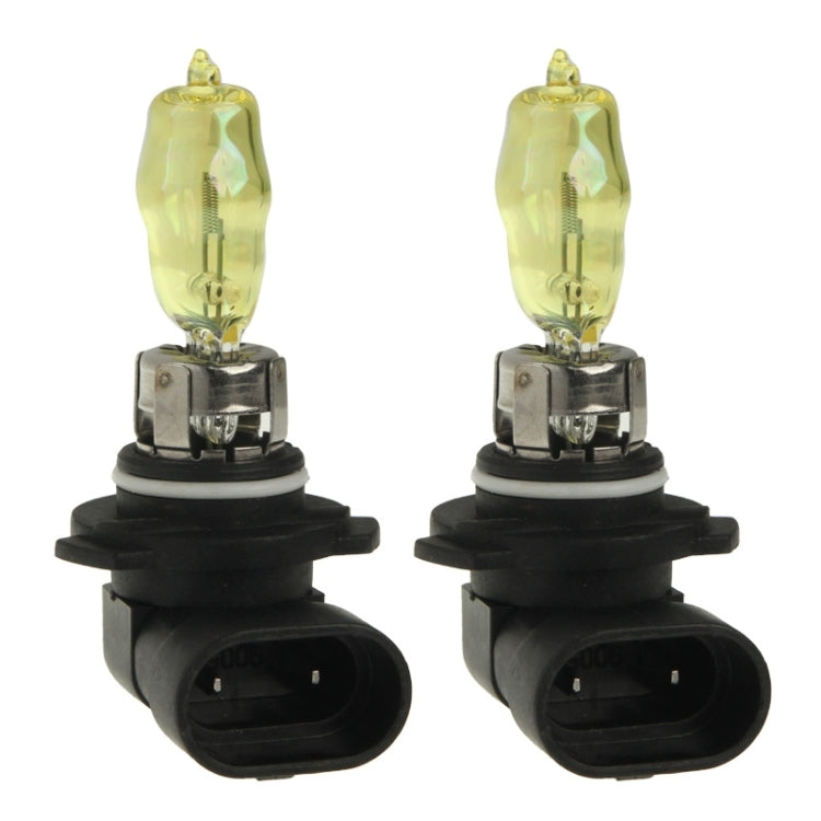 2 X 9005 HOD Halogen Bulbs 12V 100W 2400 LM 3500K Yellow Light Headlights - Halogen Lights by buy2fix | Online Shopping UK | buy2fix
