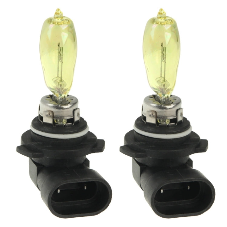 2 X 9006 HOD Halogen Bulbs 12V 100W 2400 LM 3500K Yellow Light Headlights - Halogen Lights by buy2fix | Online Shopping UK | buy2fix