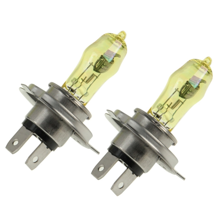 2 X H4 HOD Halogen Bulbs 12V 100W 2400 LM 3500K Yellow Light Headlights - Halogen Lights by buy2fix | Online Shopping UK | buy2fix