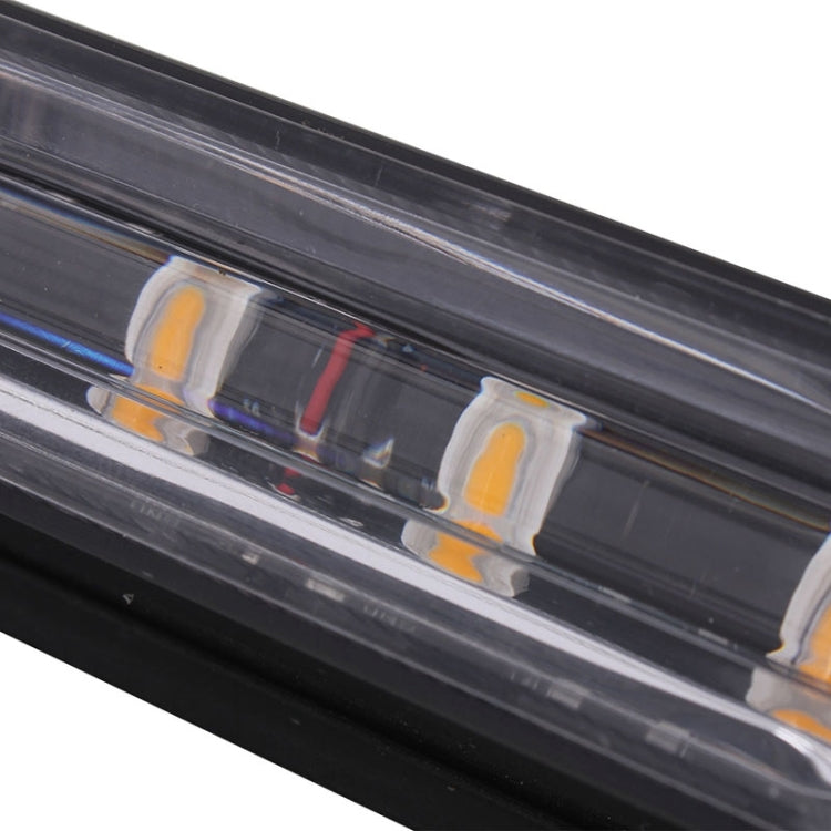 12W 720LM 4-LED Yellow Light 18 Flash Patterns Car Strobe Emergency Warning Light Lamp, DC 12V - Warning Lights by buy2fix | Online Shopping UK | buy2fix