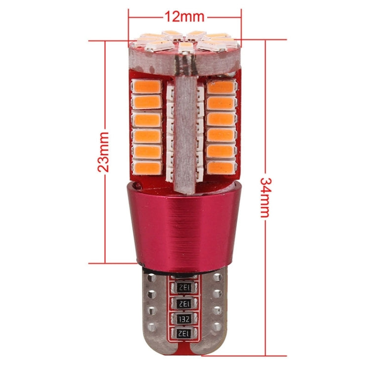 2 PCS T10 5W 285LM Pink Light 57 SMD 4014 LED Error-Free Canbus Car Clearance Lights Lamp, DC 12V - Clearance Lights by buy2fix | Online Shopping UK | buy2fix