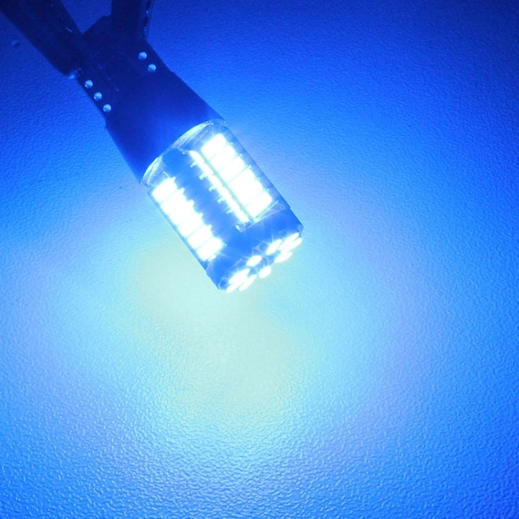 2 PCS T10 5W 285LM Blue Light 57 SMD 4014 LED Error-Free Canbus Car Clearance Lights Lamp, DC 12V - Clearance Lights by buy2fix | Online Shopping UK | buy2fix