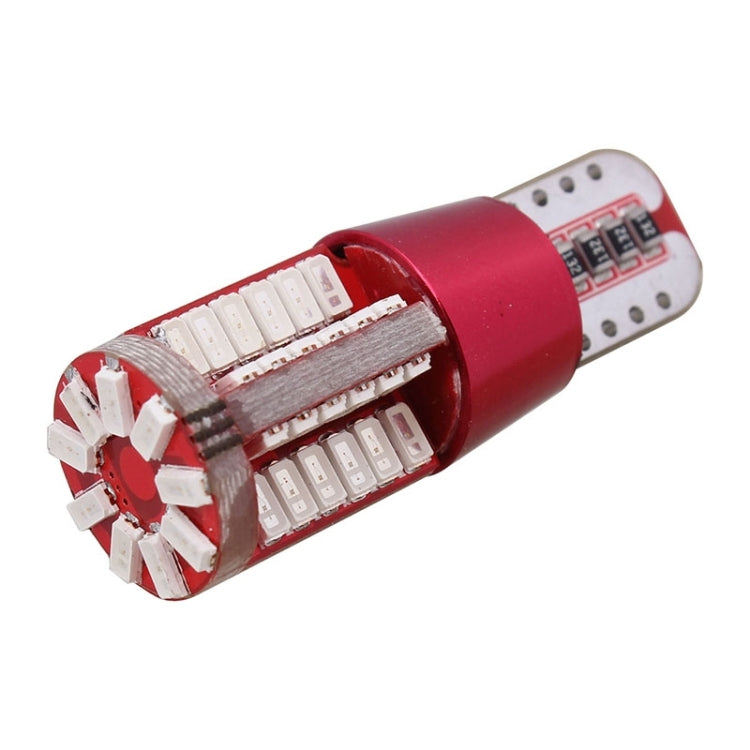 2 PCS T10 5W 285LM Red Light 57 SMD 4014 LED Error-Free Canbus Car Clearance Lights Lamp, DC 12V - Clearance Lights by buy2fix | Online Shopping UK | buy2fix