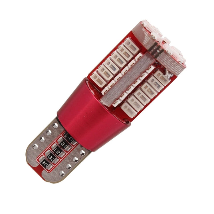 2 PCS T10 5W 285LM Red Light 57 SMD 4014 LED Error-Free Canbus Car Clearance Lights Lamp, DC 12V - Clearance Lights by buy2fix | Online Shopping UK | buy2fix