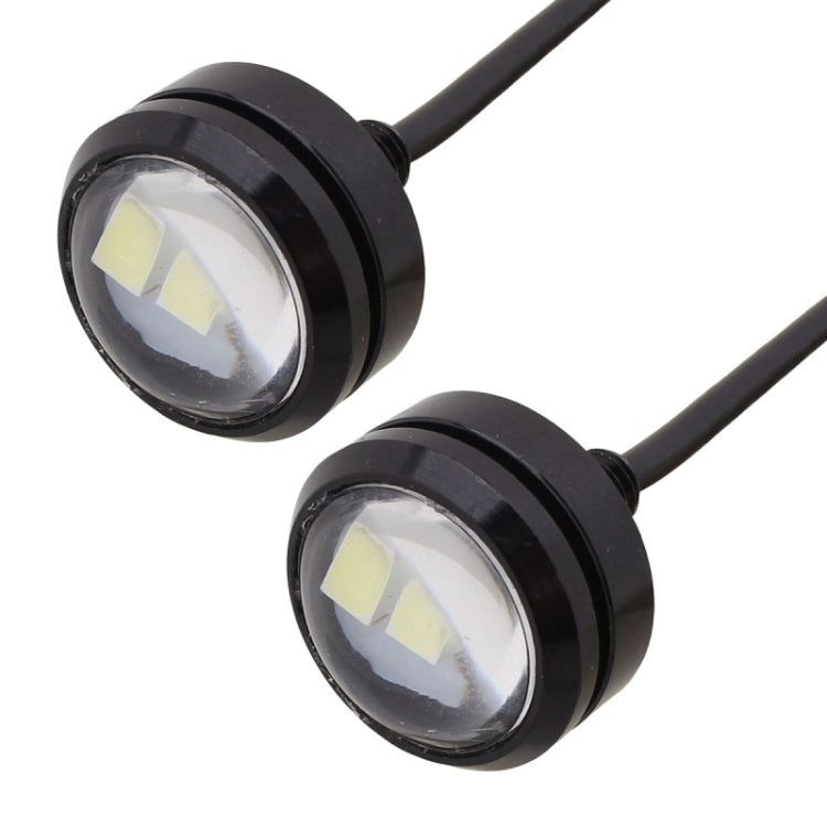 2 PCS 22.5mm 1.5W 150LM White Light 3 LED SMD 5630 Spotlight Eagle Eye Light Daytime Running Light for Vehicles - In Car by buy2fix | Online Shopping UK | buy2fix