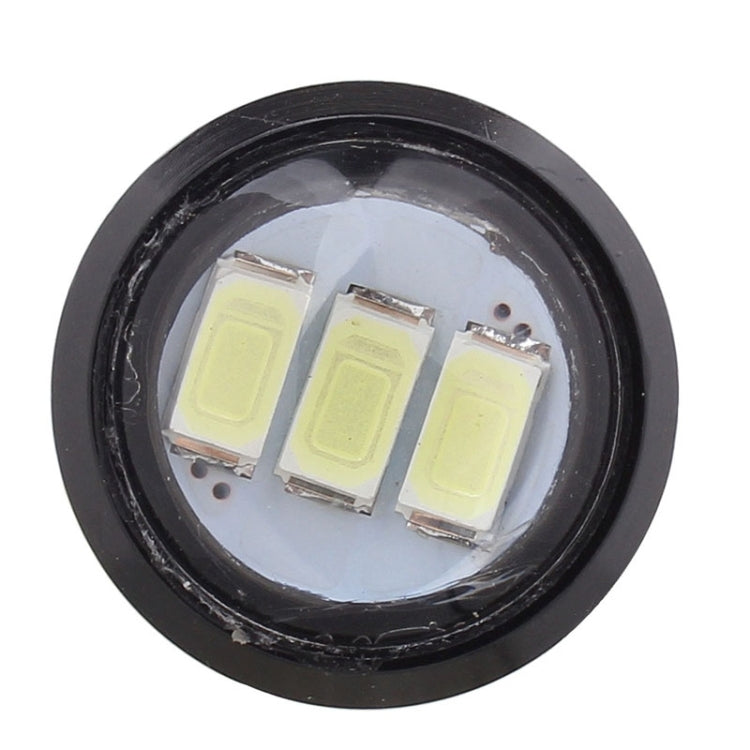 2 PCS 22.5mm 1.5W 150LM White Light 3 LED SMD 5630 Spotlight Eagle Eye Light Daytime Running Light for Vehicles - In Car by buy2fix | Online Shopping UK | buy2fix