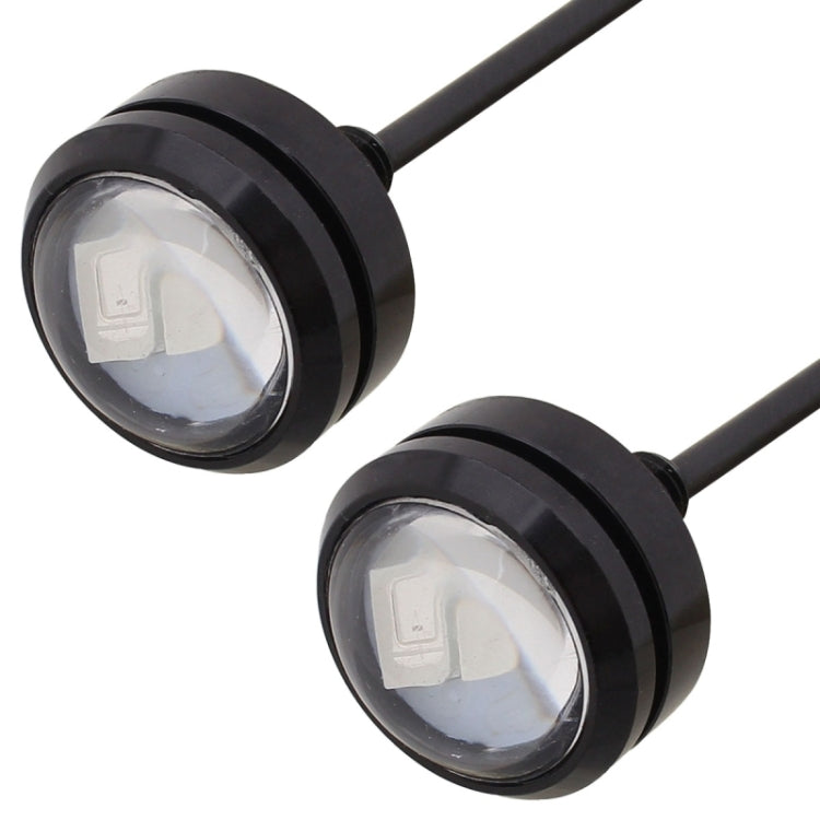 2 PCS 22.5mm 1.5W 150LM Yellow Light 3 LED SMD 5630 Spotlight Eagle Eye Light Daytime Running Light for Vehicles - In Car by buy2fix | Online Shopping UK | buy2fix