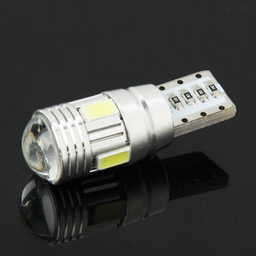 T10 2W White 130LM 6 LED SMD 5730 Backup Reverse Light Turn Signal Bulb for Vehicles, DC 12V by buy2fix