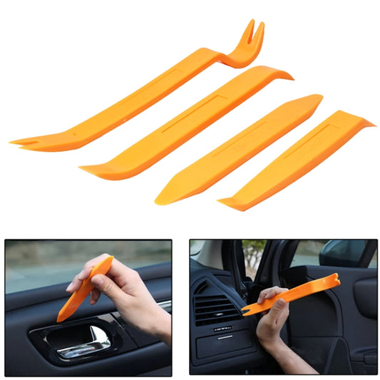 4 in 1 Car Audio System Dashboard Door Panel Removal Tools Kit(Orange) - Hand Tool Sets by buy2fix | Online Shopping UK | buy2fix