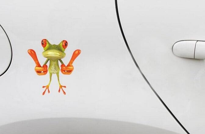 Frog Pattern Car Sticker, Size: 15.5x12.5 cm by buy2fix