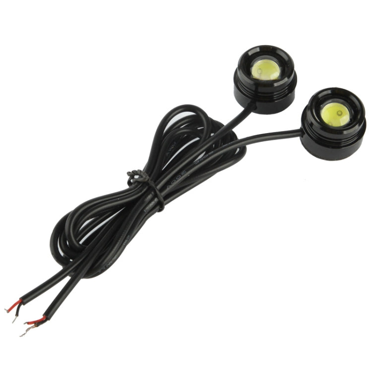 2x 1.5W Waterproof Eagle Eye Light White LED Light for Vehicles, Cable Length: 65cm - Eagle Eye Lamps by buy2fix | Online Shopping UK | buy2fix