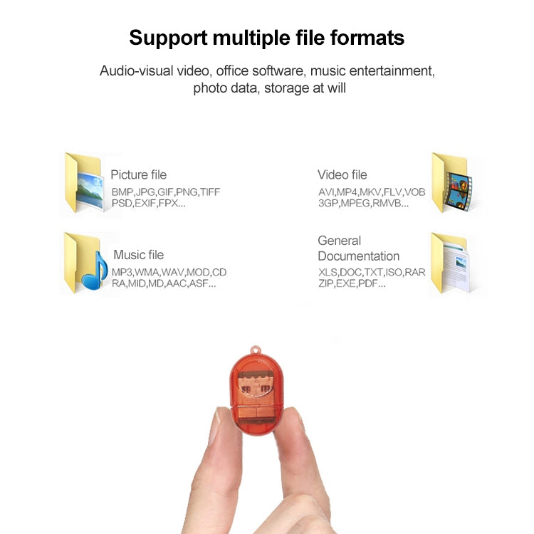 30 PCS Firefly Shape USB 2.0 TF Card Reader, Random Color Delivery(Baby Blue) by buy2fix