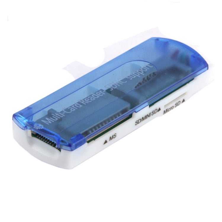 20 PCS USB 2.0 Multi Card Reader, Support SD / MMC, MS, TF, M2 Card, Random Color Delivery - by buy2fix | Online Shopping UK | buy2fix