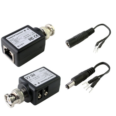 CCTV Twisted Pair Passive Video Transceiver - Video Balun by buy2fix | Online Shopping UK | buy2fix