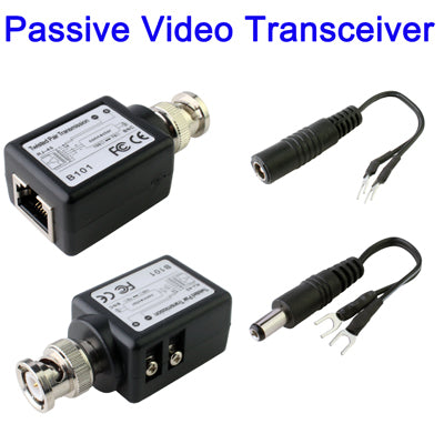 CCTV Twisted Pair Passive Video Transceiver - Video Balun by buy2fix | Online Shopping UK | buy2fix
