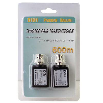 CCTV Twisted Pair Passive Video Transceiver - Video Balun by buy2fix | Online Shopping UK | buy2fix