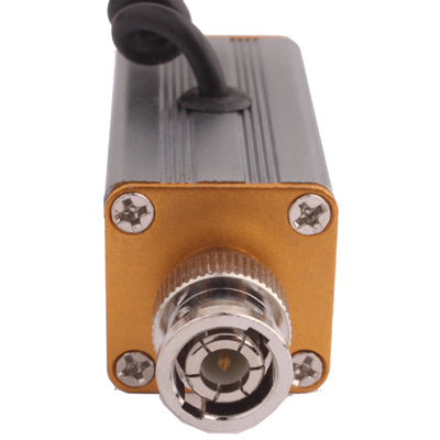 BNC F Input Connector Coaxial Video Signal Arrester Surge Protector(Silver) - Video Balun by buy2fix | Online Shopping UK | buy2fix