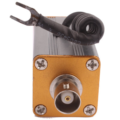 BNC F Input Connector Coaxial Video Signal Arrester Surge Protector(Silver) - Video Balun by buy2fix | Online Shopping UK | buy2fix