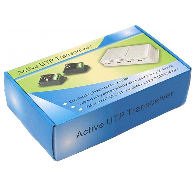 4 Channel Active UTP Video Transmitter(Silver) - Video Balun by buy2fix | Online Shopping UK | buy2fix
