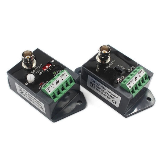 Active CCTV UTP Twisted Pair Video Balun Transmitter and Receiver - Video Balun by buy2fix | Online Shopping UK | buy2fix