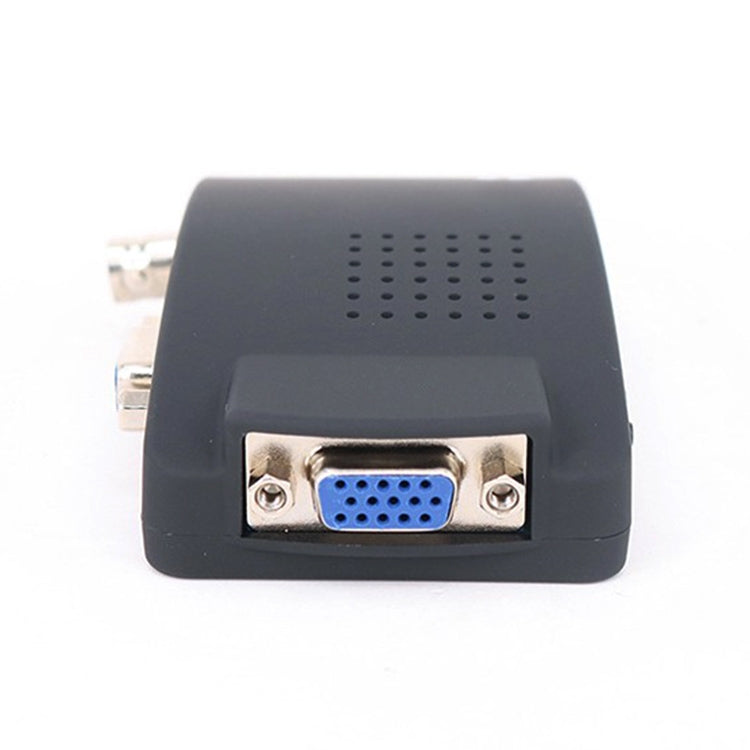 S-Video / BNC to VGA Signal Converter(Black) - Video Balun by buy2fix | Online Shopping UK | buy2fix
